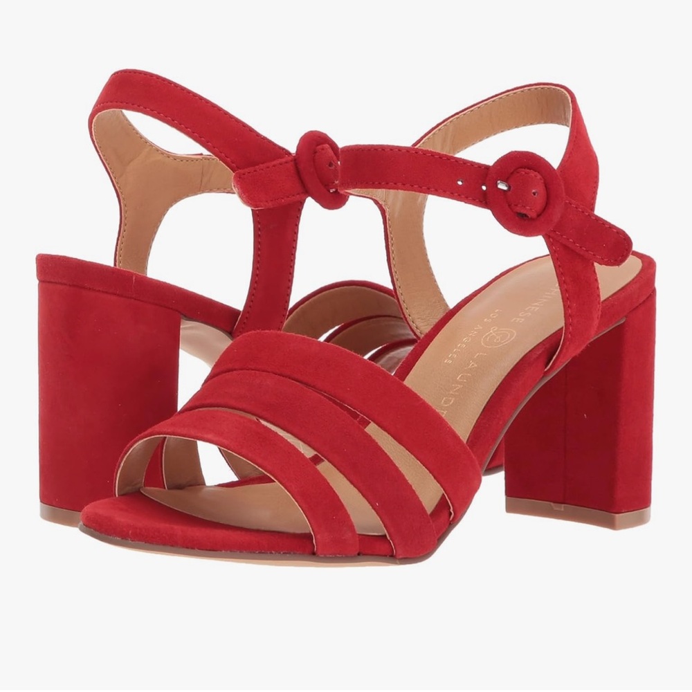 Elegant Red Women's Heels